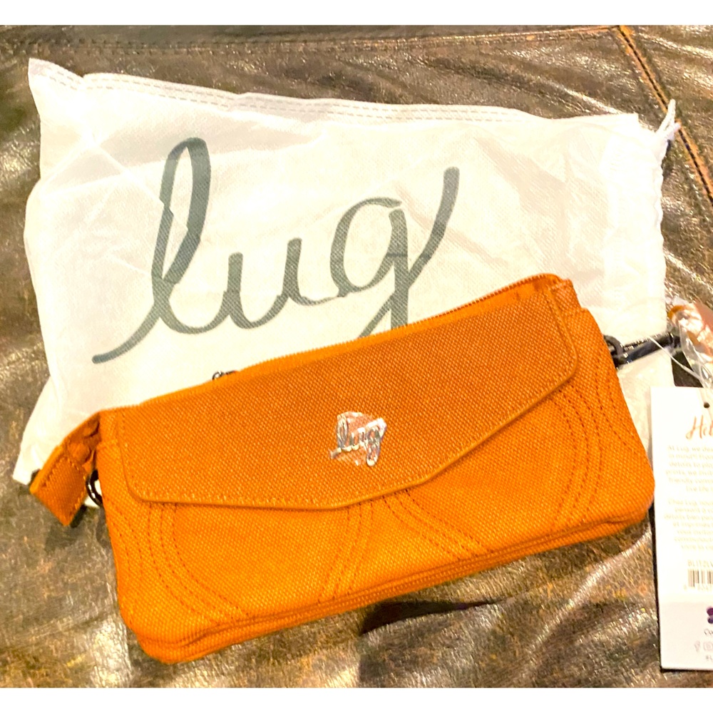 NWT: LUG Blitz Vegan Leather - Copper Brown